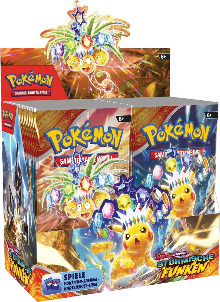 Pokemon - Karmesin & Purpur Stürmische Funken 36 Booster Display Deutsch