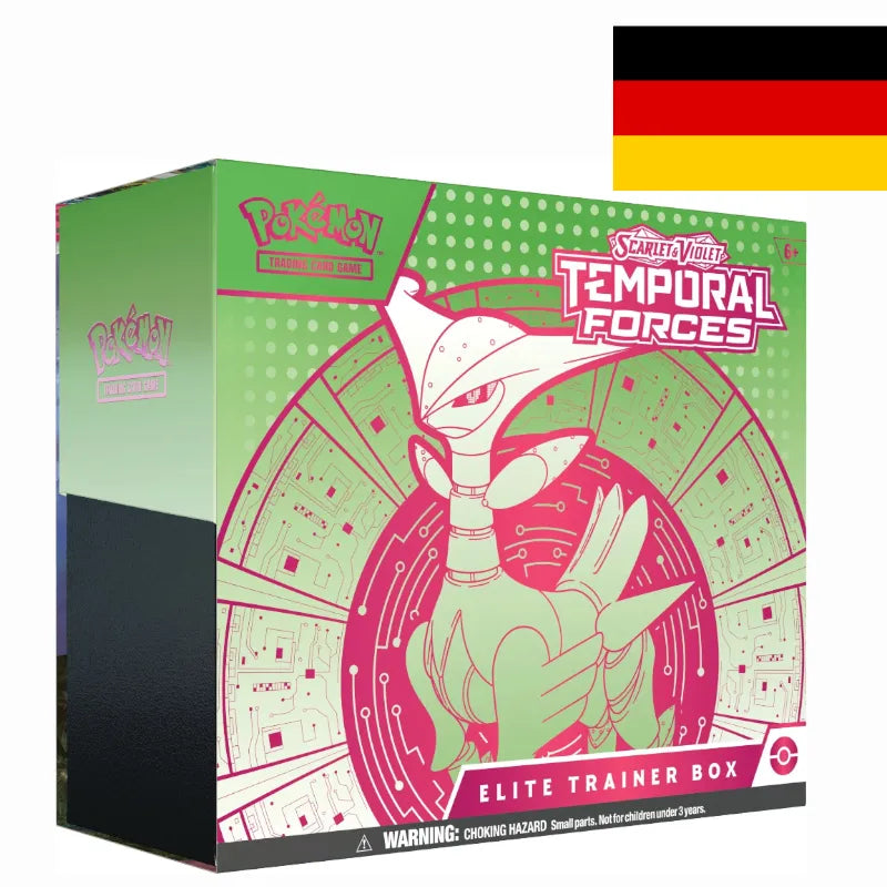 Pokemon Eisenblatt Gewalten der Zeit Elite Trainer Box Deutsch